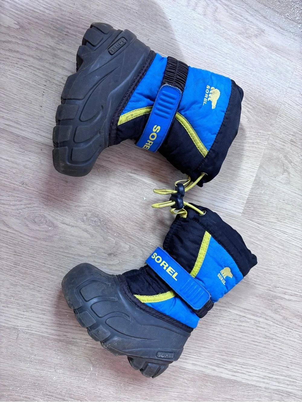 Sorel Kids Blue and Black insulated Winter Boots. Toddler Sz 7